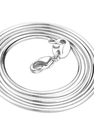 Срібний ланцюжок стерлінгове срібло 925 снейк змійками