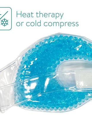 Маска гелевая охлаждающая и согревающая с вырезом для глаз, снятия усталости, отеков,...