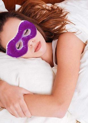 Маска гелевая охлаждающая и согревающая с вырезом для глаз, снятия усталости, отеков,...