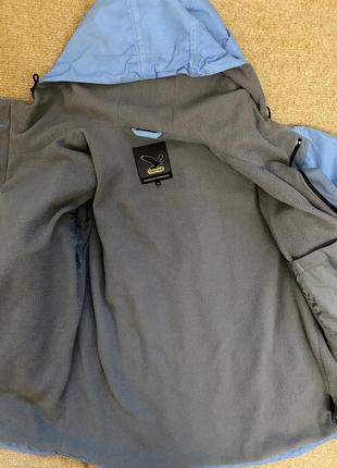 Теплая винтажная куртка на флисе salewa3 фото