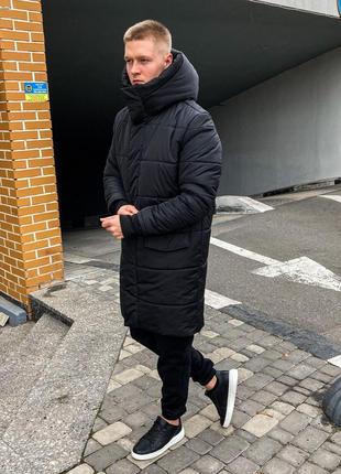 Зимняя мужская парка, курка на зиму, пуховик 3 цвета