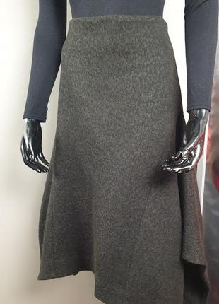Теплая юбка с ассиметрическим низом cos  р.s3 фото
