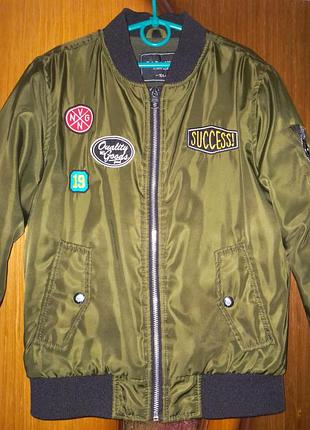 Курточка бомбер хакі