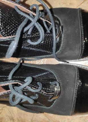 Кожаные ботинки russell & bromley6 фото