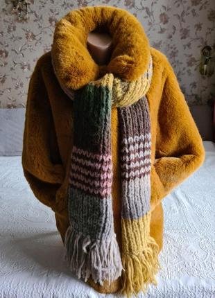 Жіноча плюшева шубка еко шуба hm