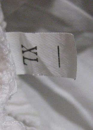 Шикарный белый сарафан миди с вышивкой хl l м s км1254 по низу нитью с отблеском, большой размер8 фото