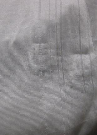 Шикарный белый сарафан миди с вышивкой хl l м s км1254 по низу нитью с отблеском, большой размер9 фото