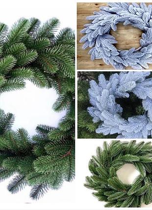 🎄🎉новорічний декор, віночки з ялинки