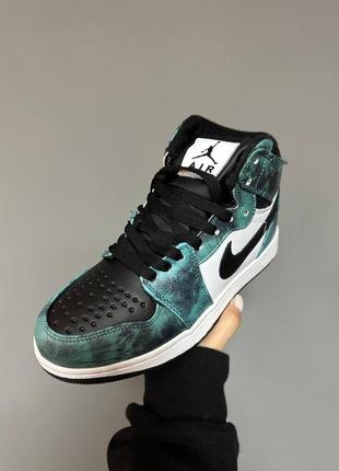 Зимові кросівки nike air jordan 1 retro tie dye4 фото