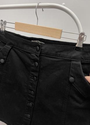 Чорна джинсова юбка tu2 фото