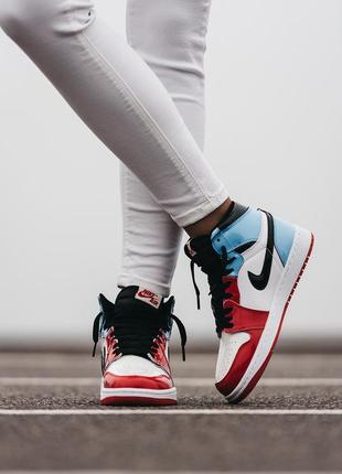 Nike air jordan 1 высокие кроссовки найк7 фото