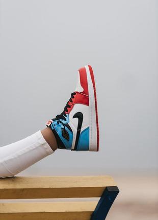 Nike air jordan 1 высокие кроссовки найк10 фото