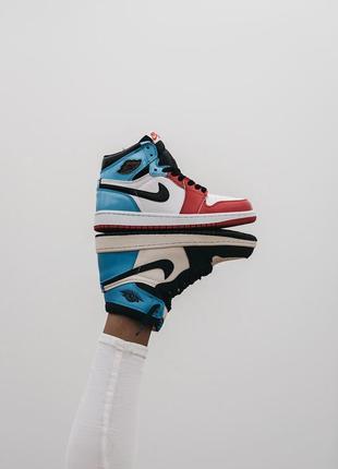 Nike air jordan 1 высокие кроссовки найк9 фото