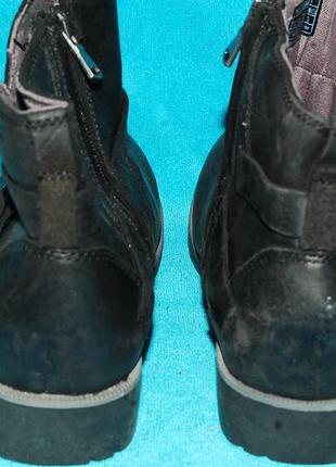 Черные кожаные деми ботинки teva 38 размер5 фото