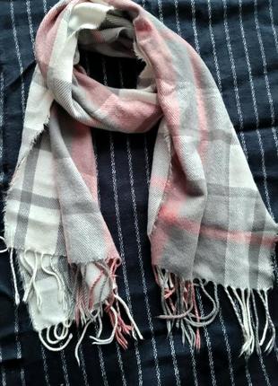 Широкий довгий шарф палантін шаль1 фото