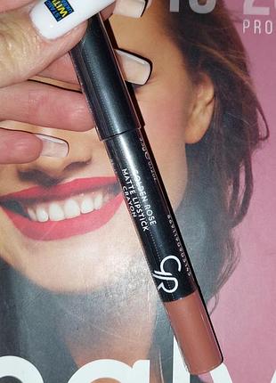 Помада-олівець для губ golden rose crayon №14 голден роуз