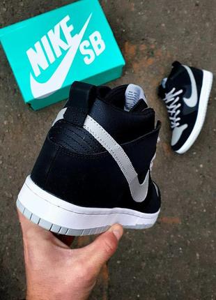 Кросівки чоловічі nike sb dunk high
•black grey3 фото