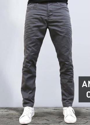 Штаны jack and jones core dale colin chinos grey6 фото