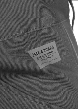 Штаны jack and jones core dale colin chinos grey5 фото