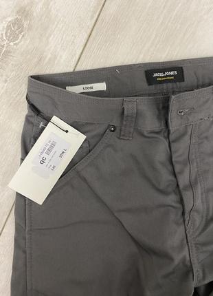 Штаны jack and jones core dale colin chinos grey8 фото