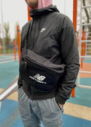 Сумка бананка поясная чёрная