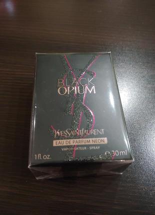 Парфюмерная вода yves saint laurent black opium.2 фото