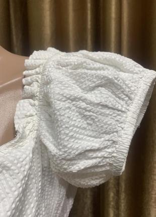 Легке біле плаття сарафан asos бавовна жатка розмір 14/ xl8 фото