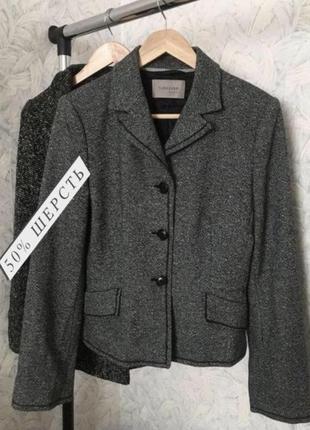 Теплий піджак шерсть пиджак жакет жекет2 фото