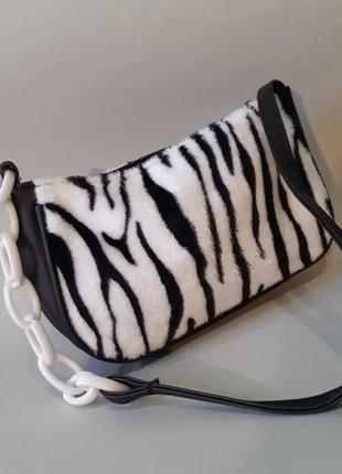Плюшева сумочка зебра2 фото