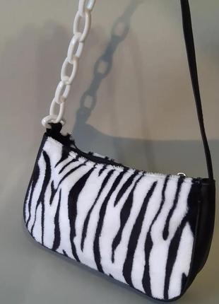 Плюшева сумочка зебра6 фото