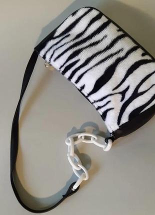 Плюшева сумочка зебра