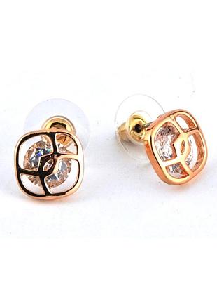 Серьги с кристаллами сг2900-1-1