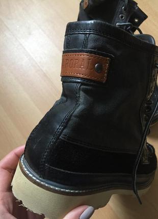 Кожаные сапоги ботинки clarks 2