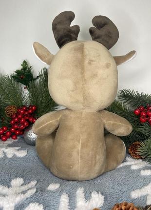 М’яка іграшка різдвяний олень з мішком5 фото