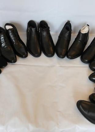 Классические зимние мужские ботинки на змейке. замш. размеры: 40,42  фирма futerini9 фото