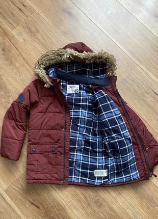 Стильная тёплая курточка для мальчика/девочки 7-8 лет