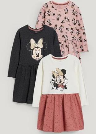 Брендовое платье для девочики  "minnie mouse" c&a (німеччина)