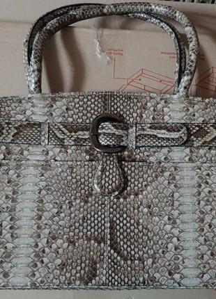Сумка шкіра шкіряна пітон питон