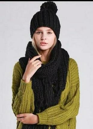 Шапка шарф набір
