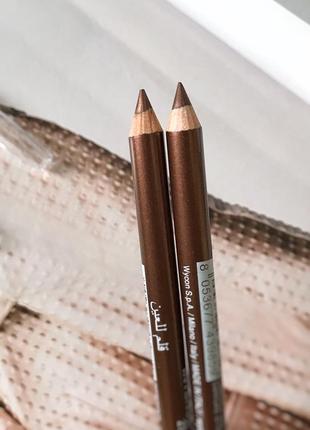 Олівець для макіяжу очей wycon intense eye pencil 21 metallic brown2 фото