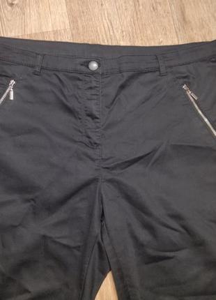 Отличные женские брюки черного цвета yessica, евроразмер 48. замеры на фото3 фото
