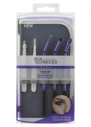 Real techniques набір для оформлення брів real techniques by sam & nic chapman - brow set