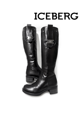 Кожаные сапоги iceberg.оригинал.