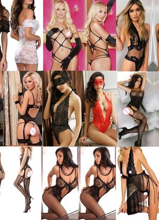 Женское, сексуальное нижнее белье эротическое, сетка, комбинезон 11144с