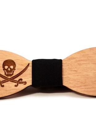 Дитяча дерев'яна краватка - метелик пірат