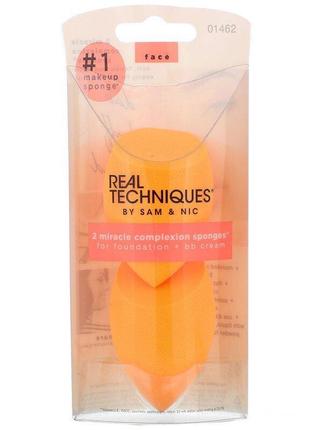 Real techniques miracle complexion sponge спонж сша 2 шт в наборі
