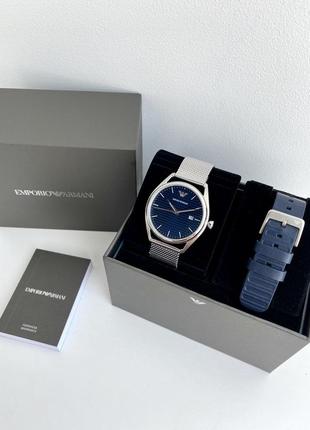 Emporio armani watch ar80054 чоловічий брендовий наручний годинник армані оригінал подарунковий набір на подарунок чоловіку подарунок хлопцю