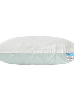 Подушка sleepingg двокамерна 50*70 см білий/м`ята