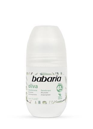 Дезодорант для тіла оливковий babaria deo olive 50 мл іспанія