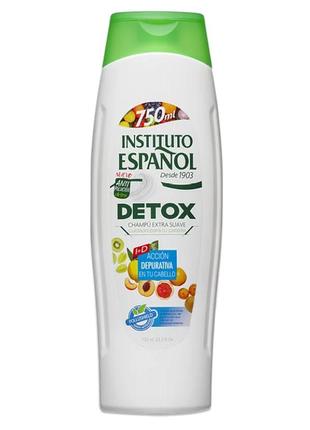 Шампунь для волосся instituto espanol detox shampoo 750 мл іспанія